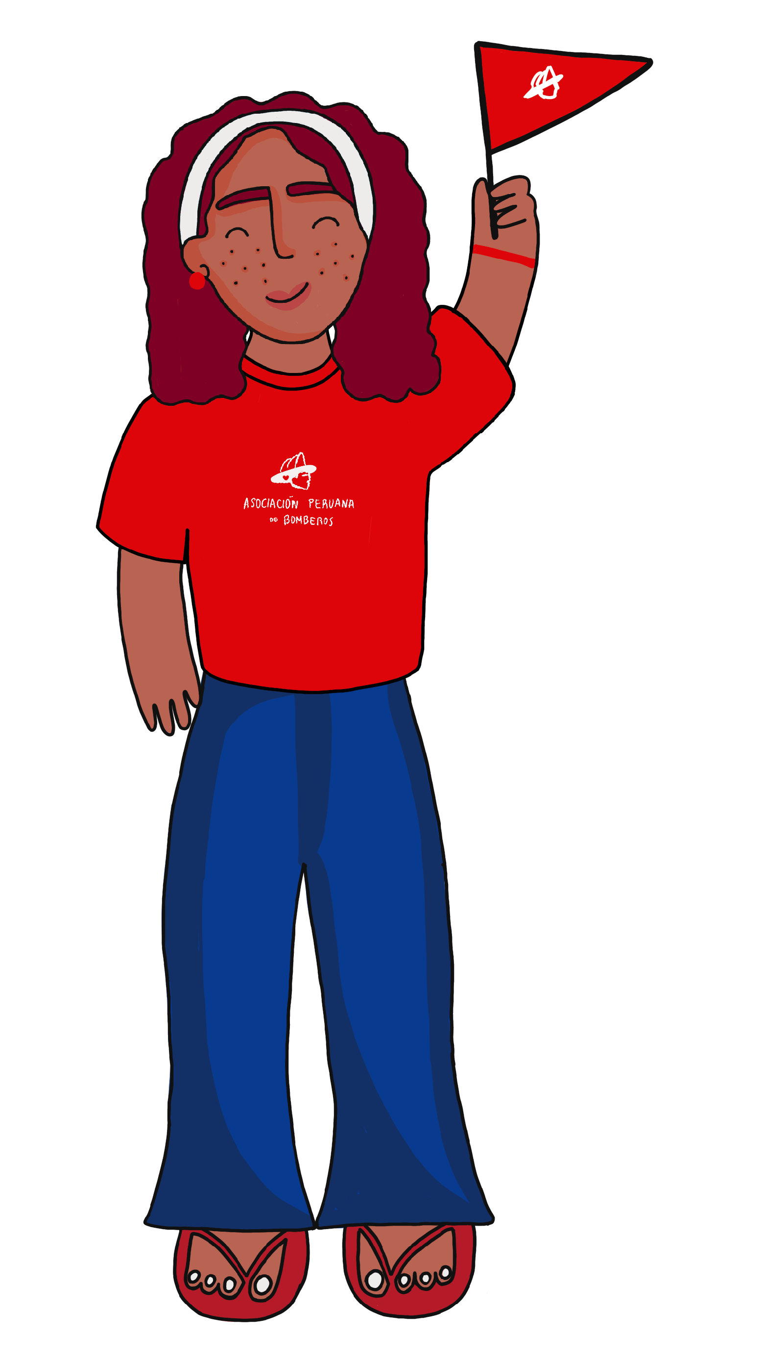 Joven voluntaria practicante de bomberos sonriendo, representando la participación femenina en los servicios de emergencia